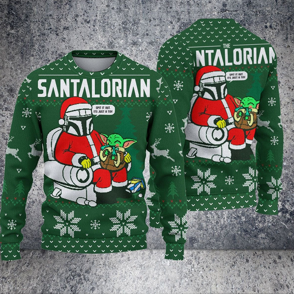 Funny The Santalorian Ugly Christmas Sweaters