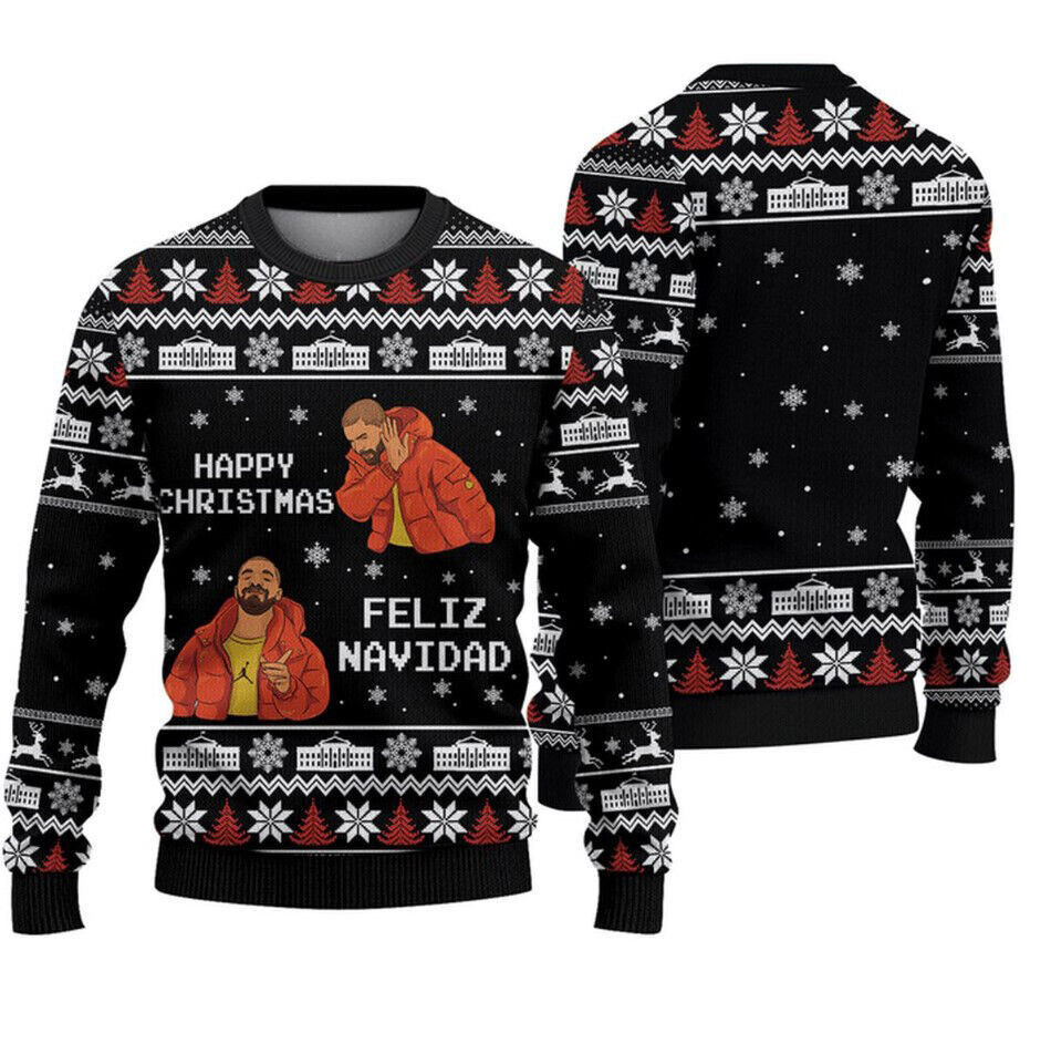 Happy Christmas Feliz Navidad Christmas Ugly Sweater