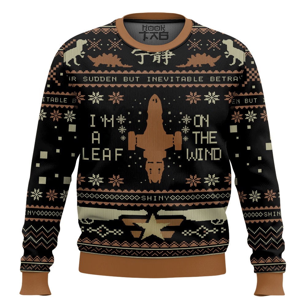 Im A Leaf On The Wind Serenity Firefly Ugly Sweater