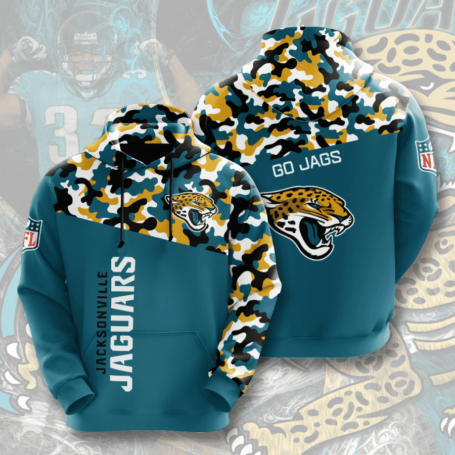Jacksonville Jaguars Hoodie Zip Hoodie Version 865