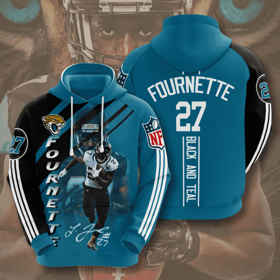 Jacksonville Jaguars Leonard Fournette Hoodie Zip Hoodie Version 881