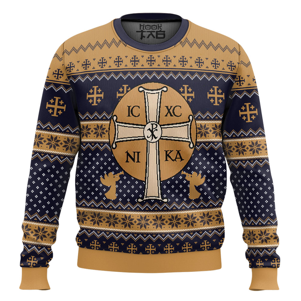Jesus IC XC Ugly Christmas Sweater