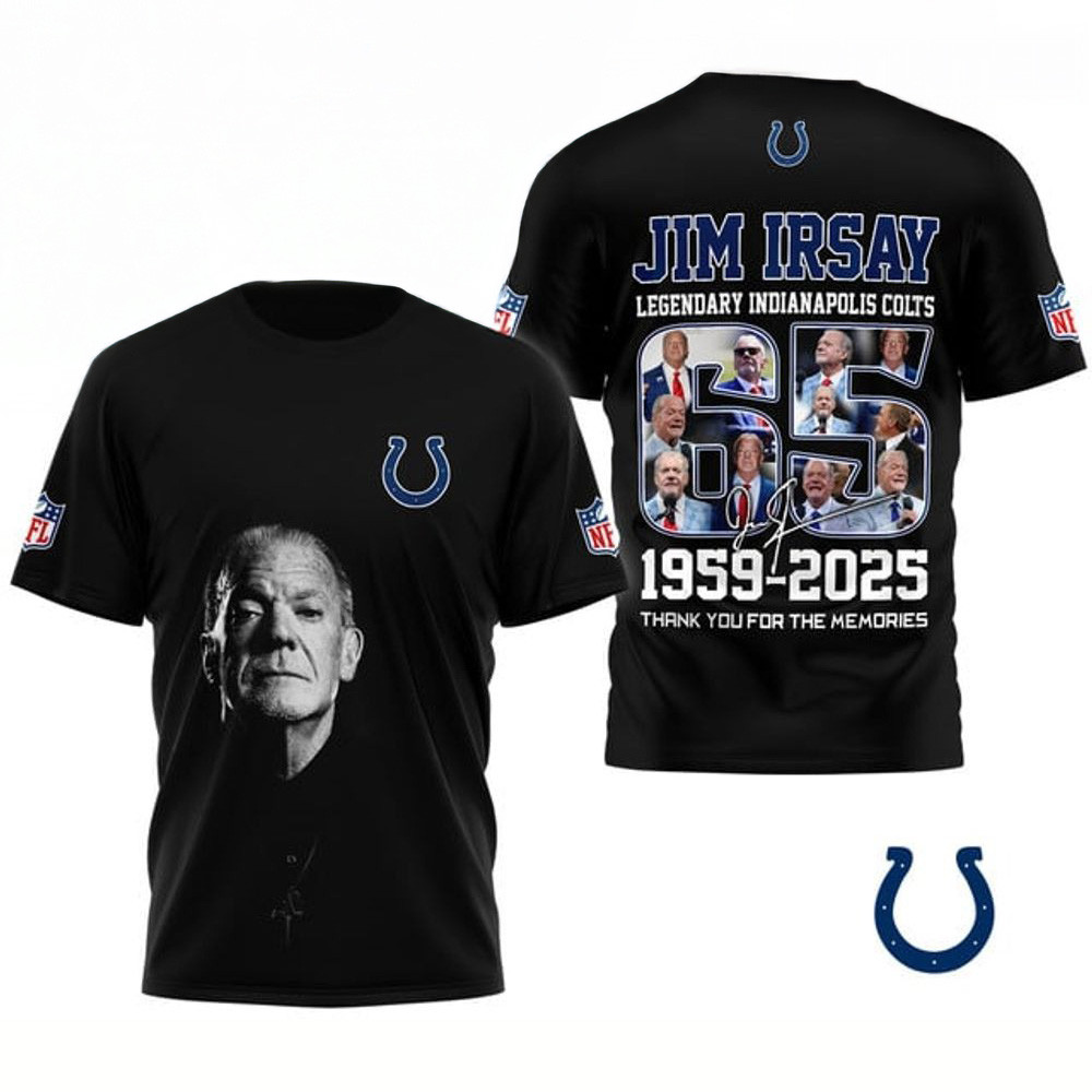 Jim Irsay Legendary Indianapolis Colts Thank You For The Memories Shirt Best Gifts For Dad