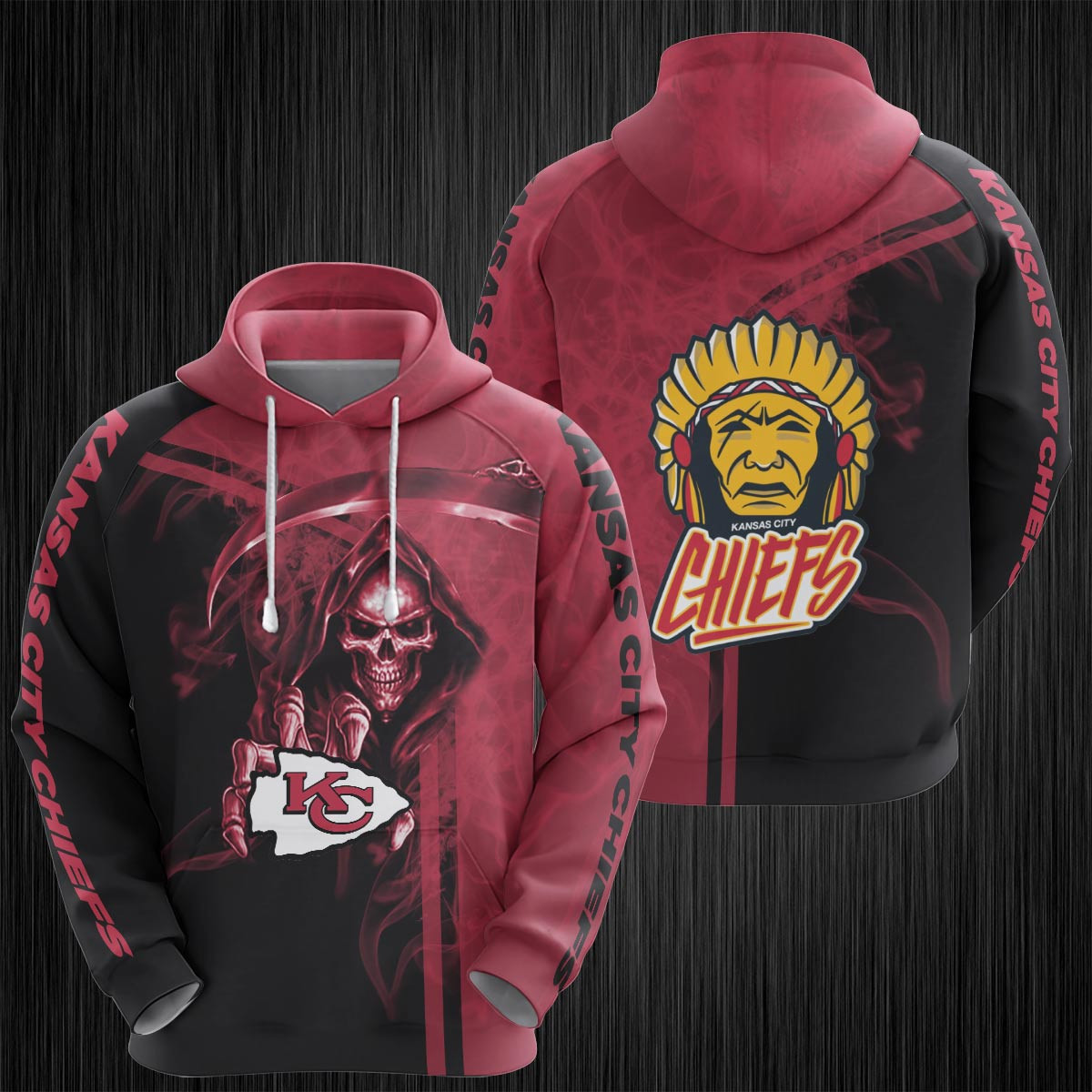 Kansas City Chiefs Hoodie Zip Hoodie Version 700
