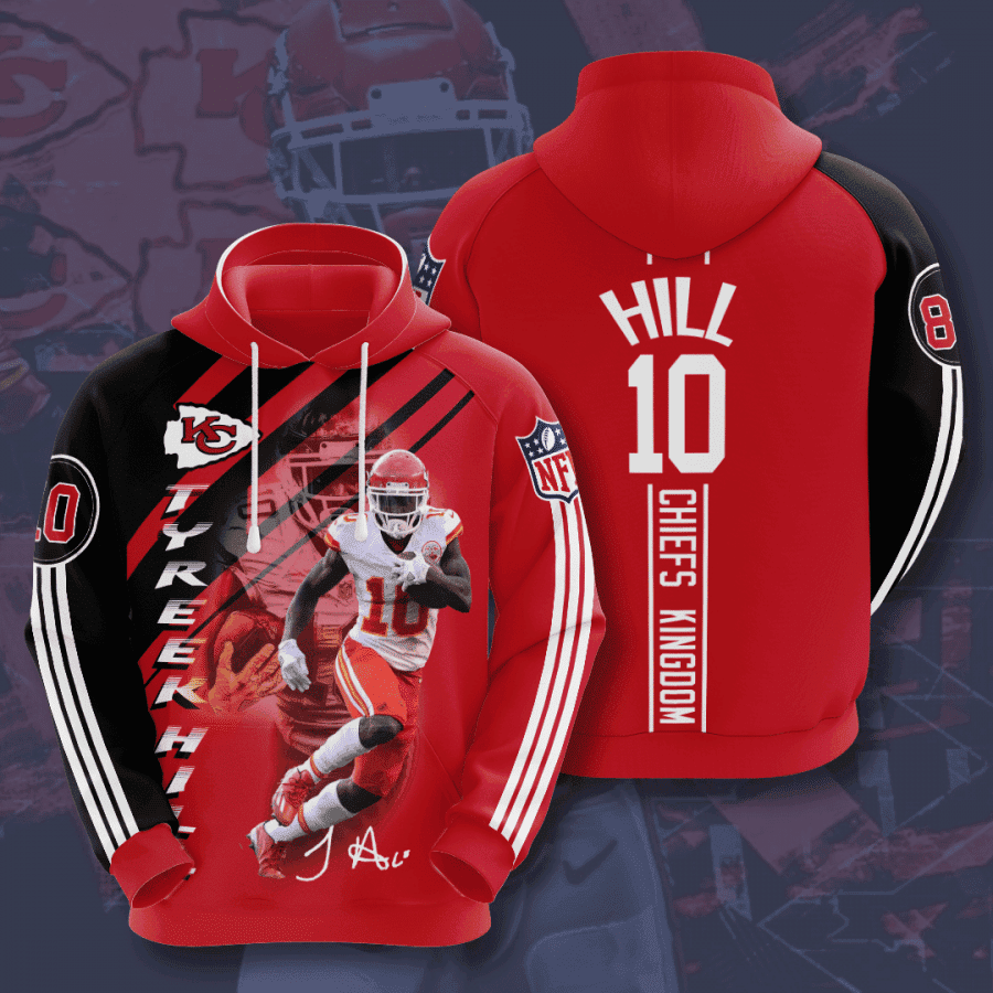 Kansas City Chiefs Tyreek Hill Hoodie Zip Hoodie Version 618