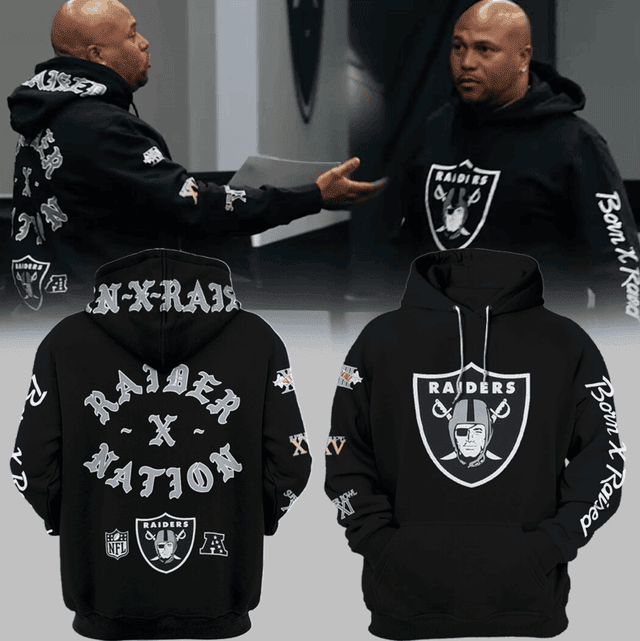 Las Vegas Raiders NFL Team Logo 3D Hoodie