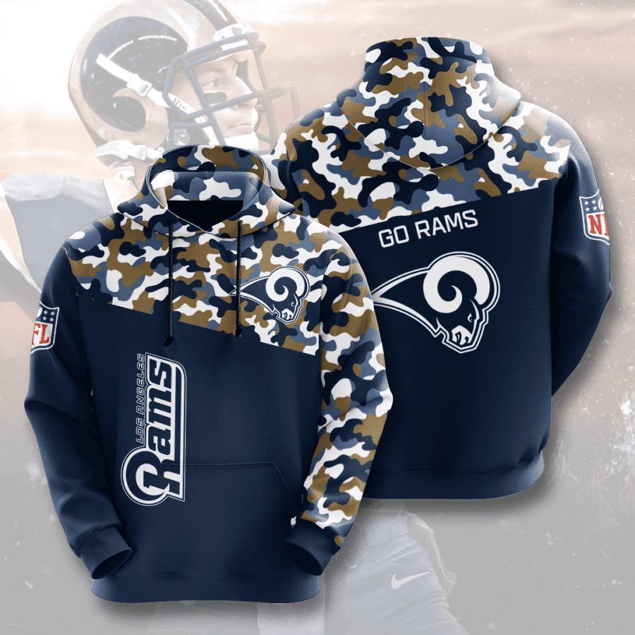 Los Angeles Rams Hoodie Zip Hoodie Version 343