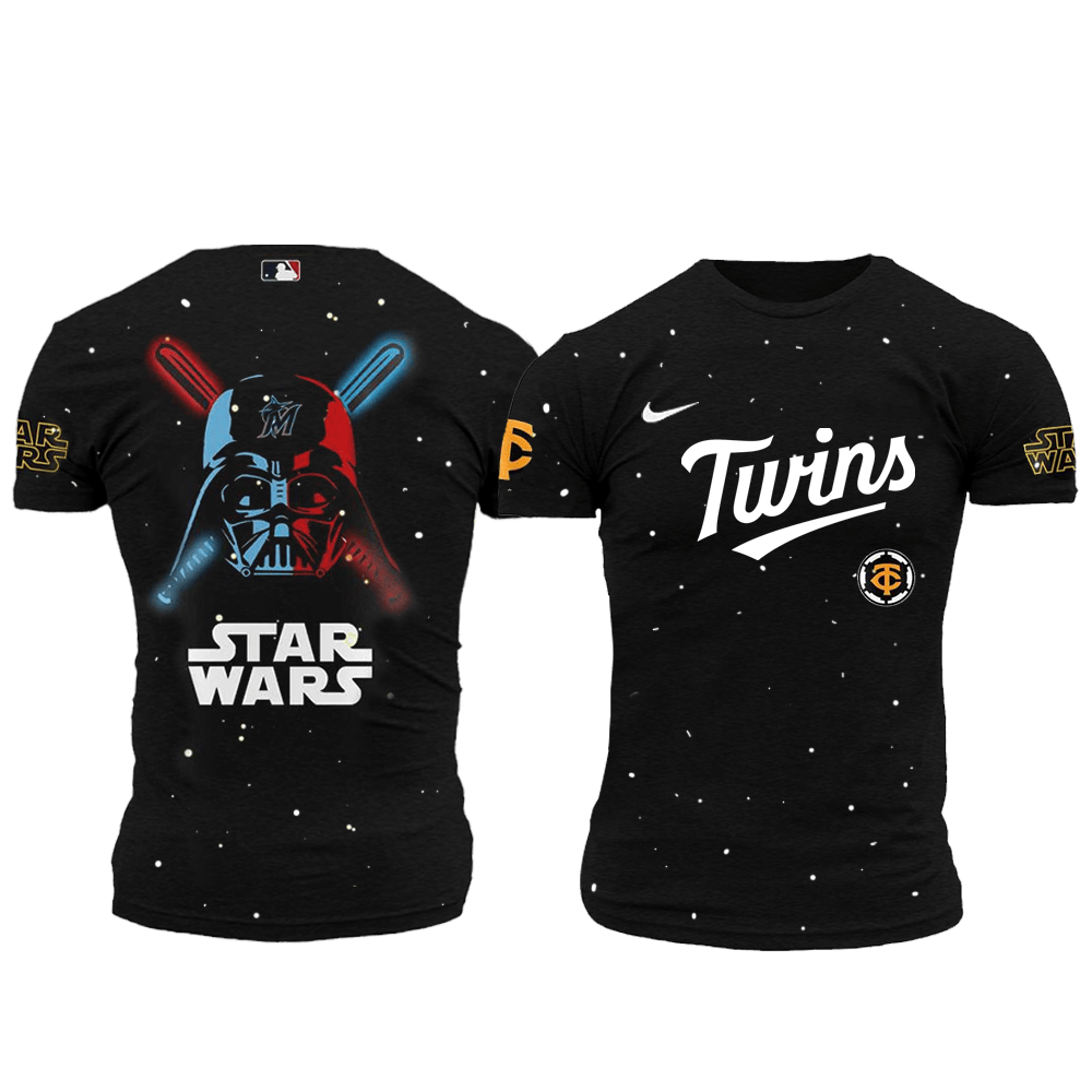 Minnesota Twins MLB x Star Wars 2025 Baseball Shirt Minnesota Twins Merch Fathers Day Presents