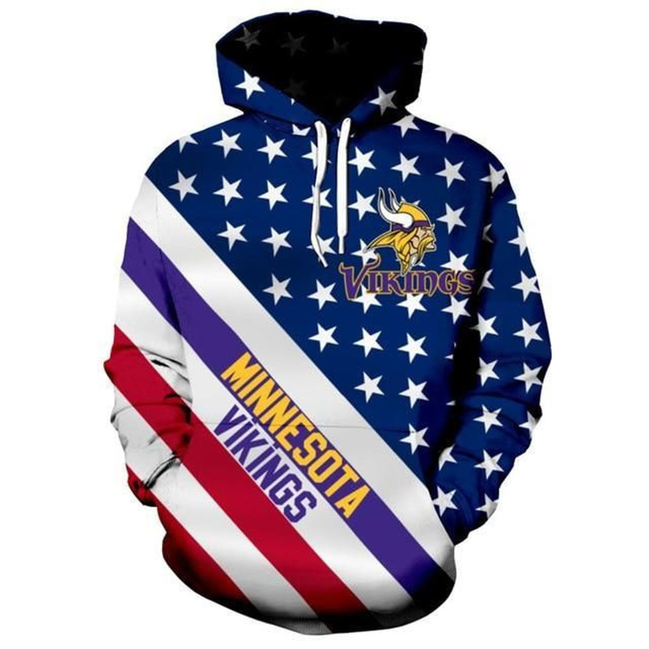 Minnesota Vikings Hoodie Zip Hoodie Version 1694
