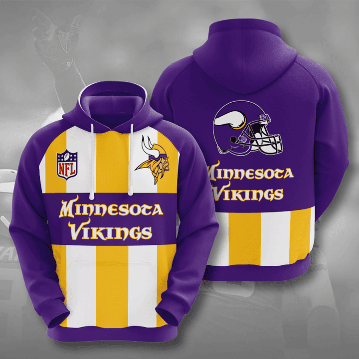Minnesota Vikings Hoodie Zip Hoodie Version 304