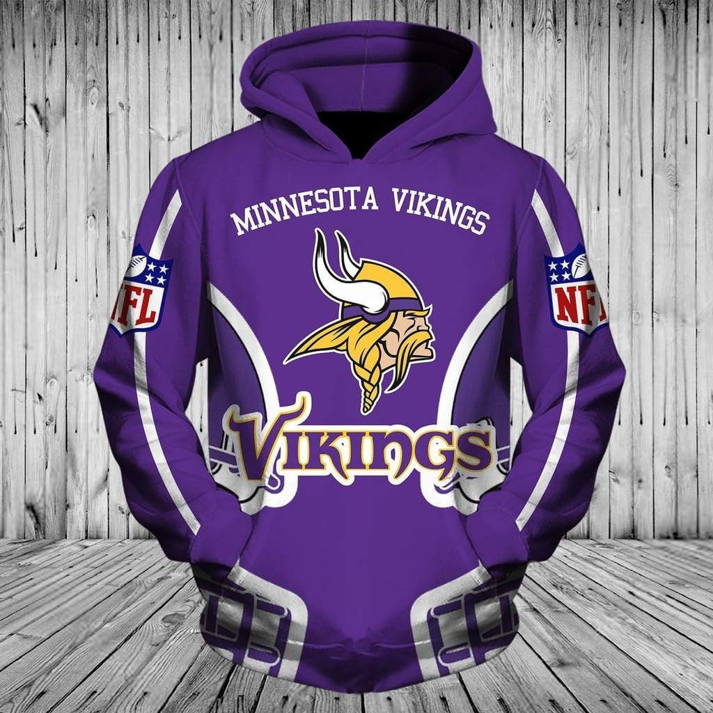Minnesota Vikings Hoodie Zip Hoodie Version 317