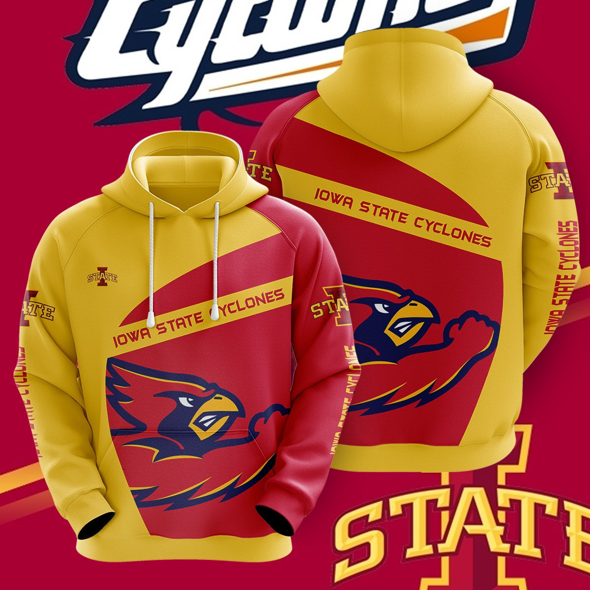 Ncaa Iowa State Cyclones Hoodie Zip Hoodie