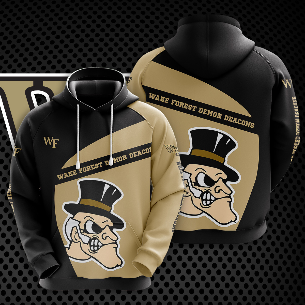 NCAA Wake Forest Demon Deacons 3D Hoodie