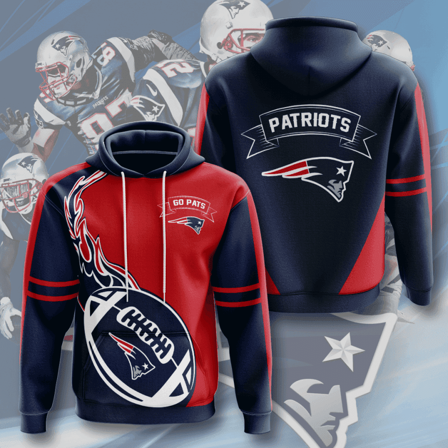 New England Patriots Hoodie Zip Hoodie Version 1302