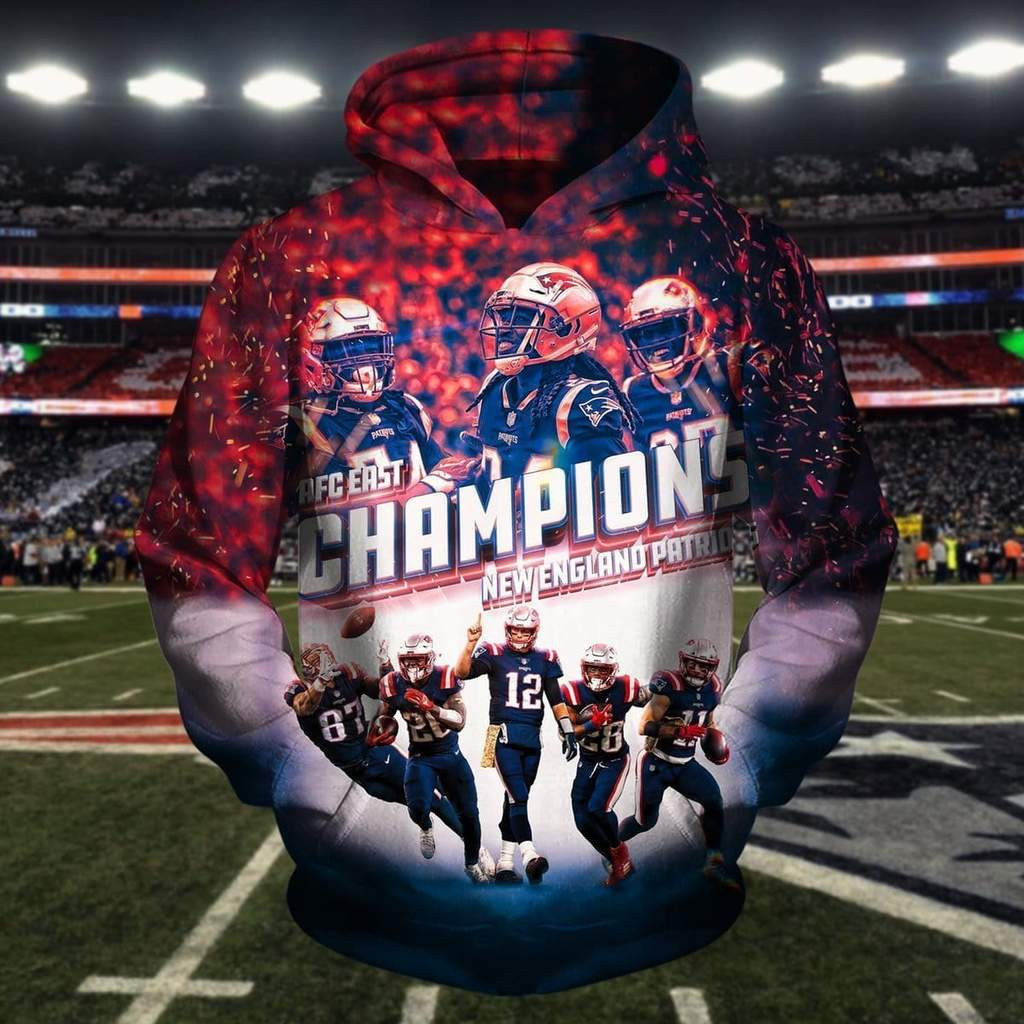 New England Patriots Hoodie Zip Hoodie Version 1321