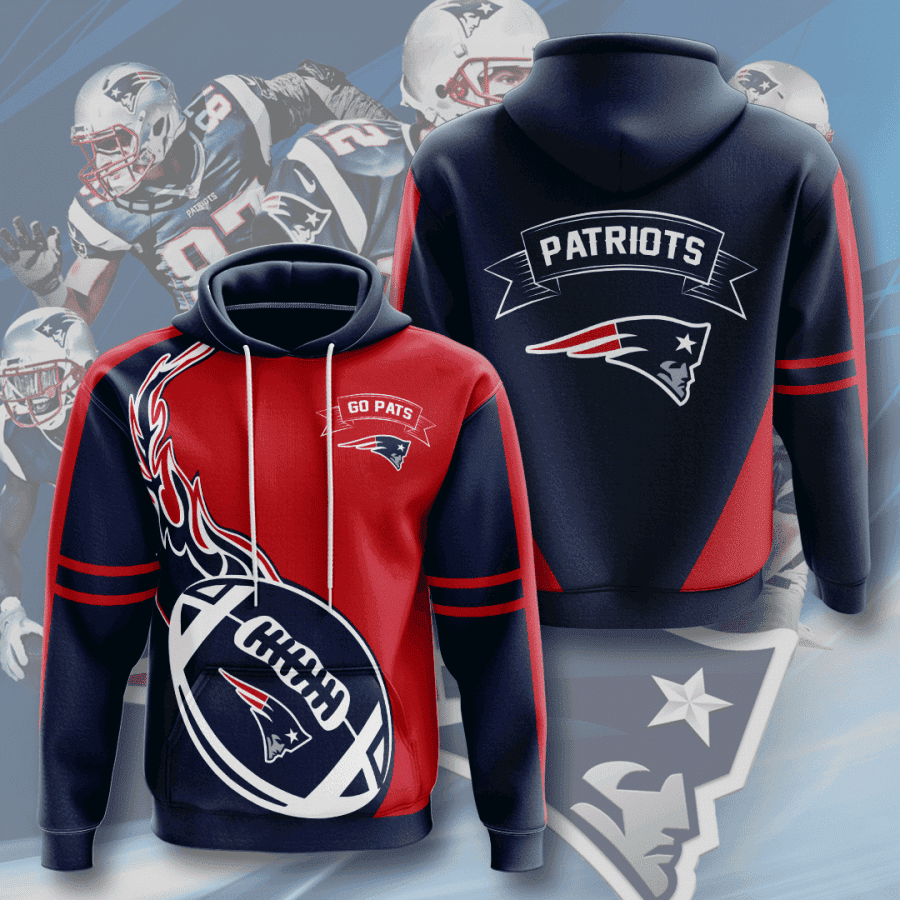 New England Patriots Hoodie Zip Hoodie Version 1583