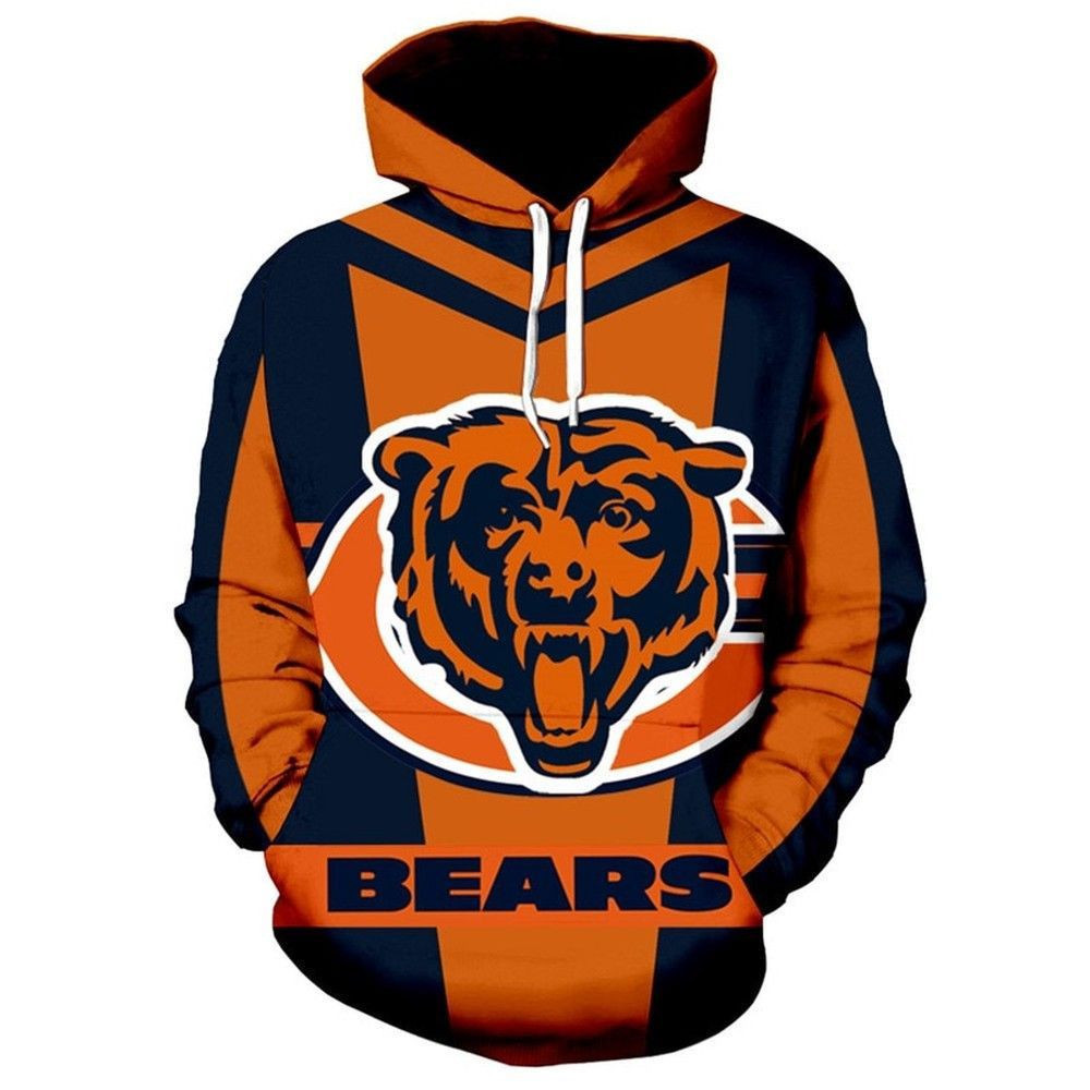NFL Chicago Bears NFL Chicago Bears Logo Hoodie Zip Hoodie