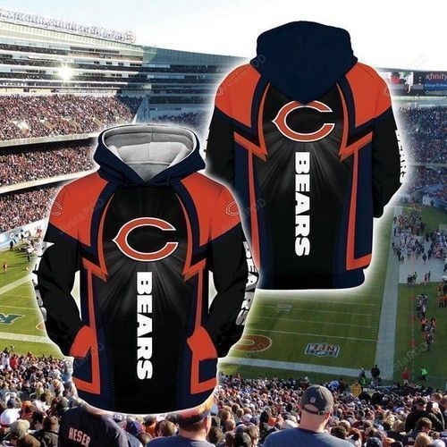 NFL Chicago Bears Nfl For Bears Fan Hoodie Zip Hoodie Version 1992