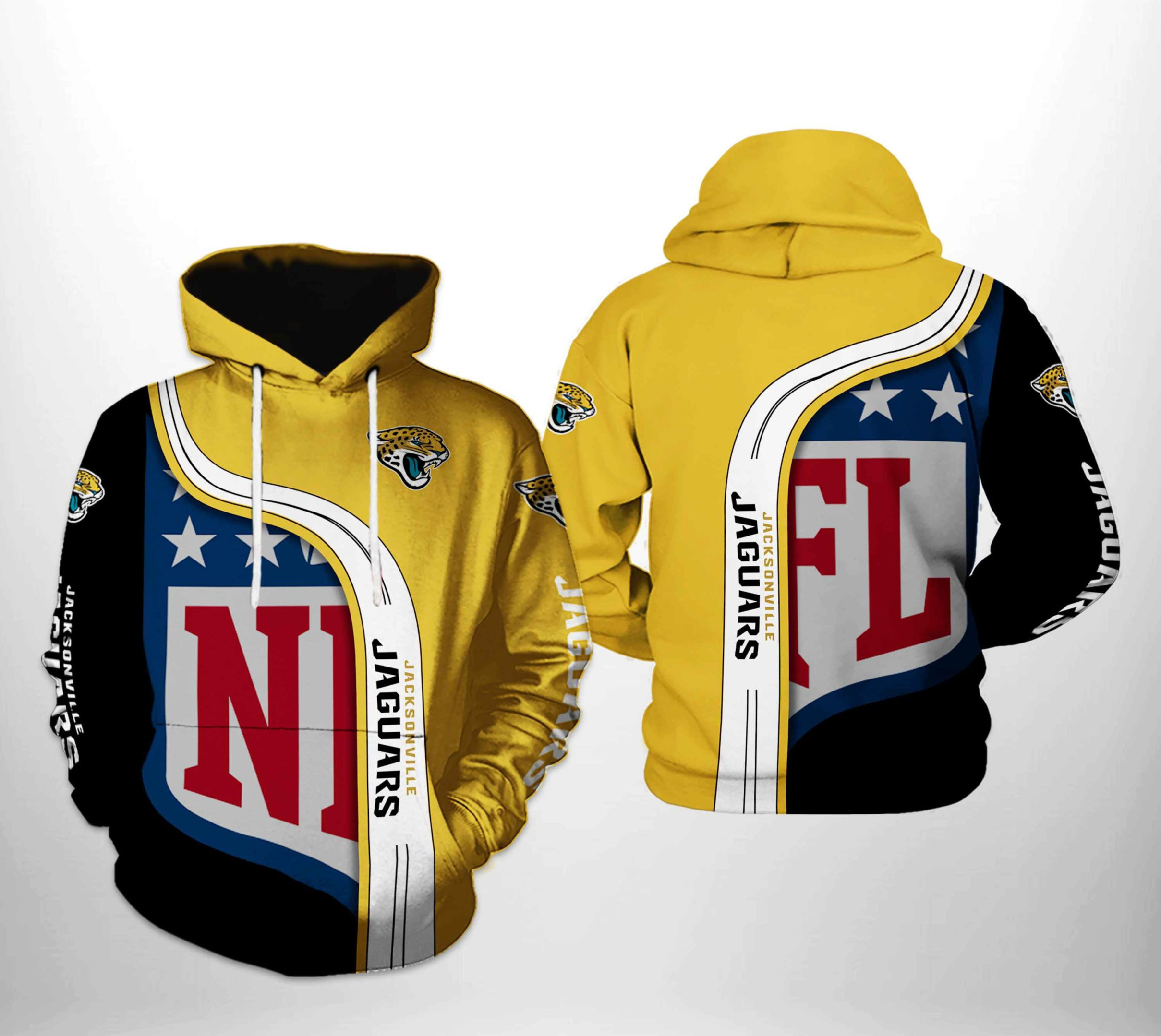 NFL Jacksonville Jaguars NFL Team Hoodie Zip Hoodie