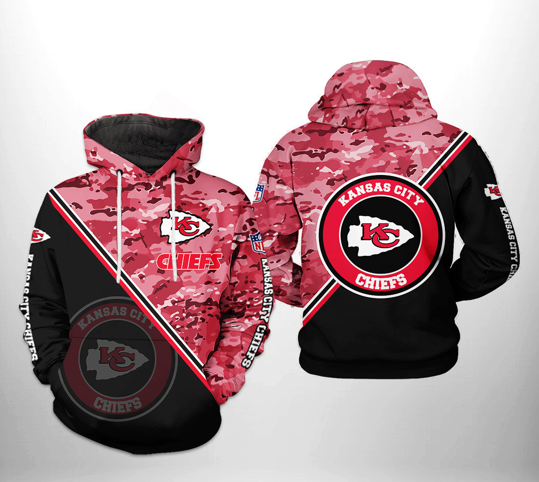 NFL Kansas City Chiefs NFL Camo Team Hoodie Zip Hoodie