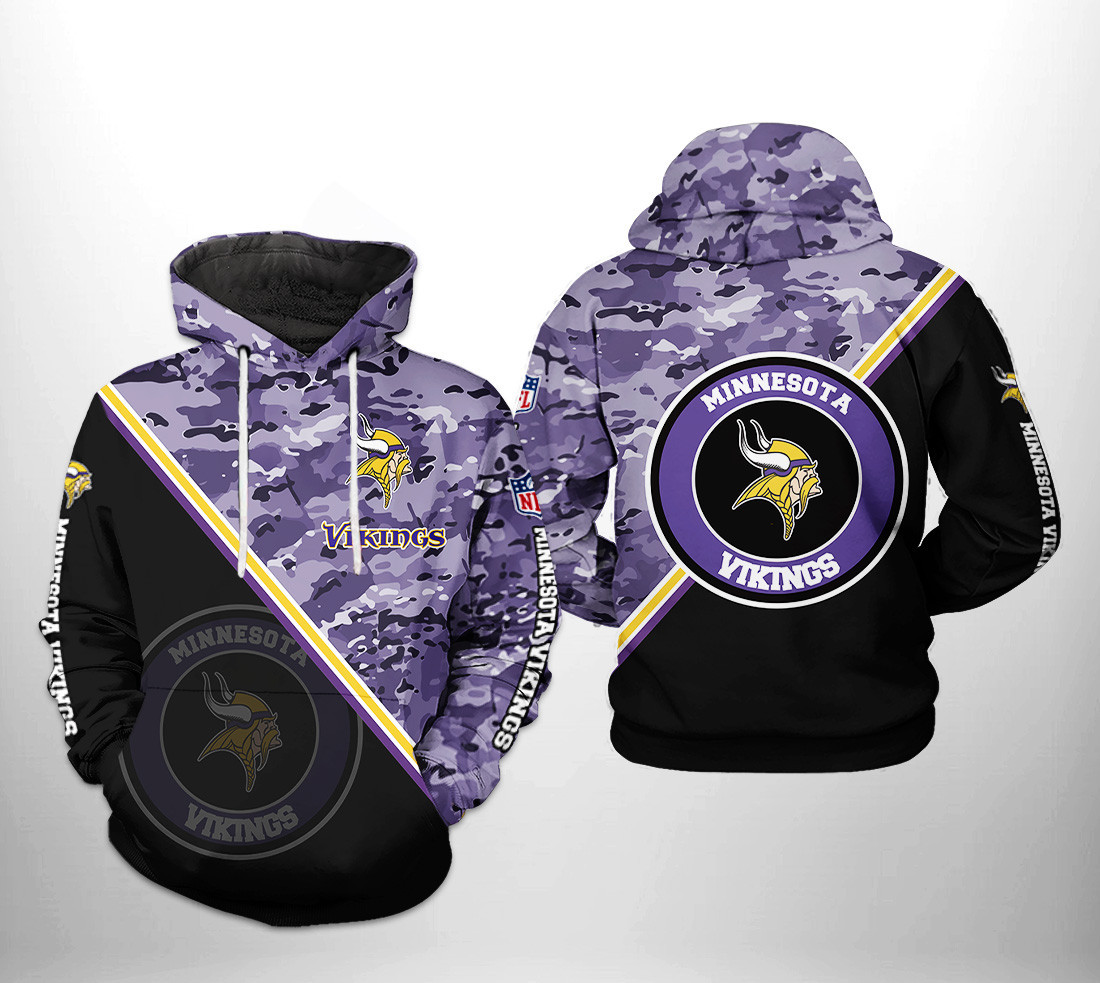 NFL Minnesota Vikings NFL Camo Team Hoodie