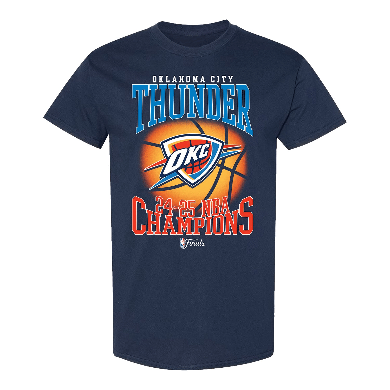 OKC Thunder Championship Hoodie Navy 2025 NBA Championship Merch Gifts For Brothers