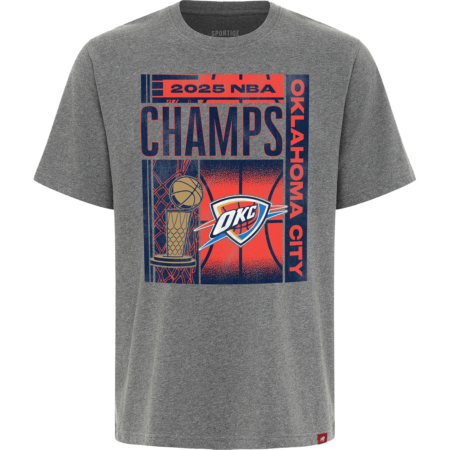 OKC Thunder Championship Shirt Gray 2025 NBA Championship Merch Gift For Fans