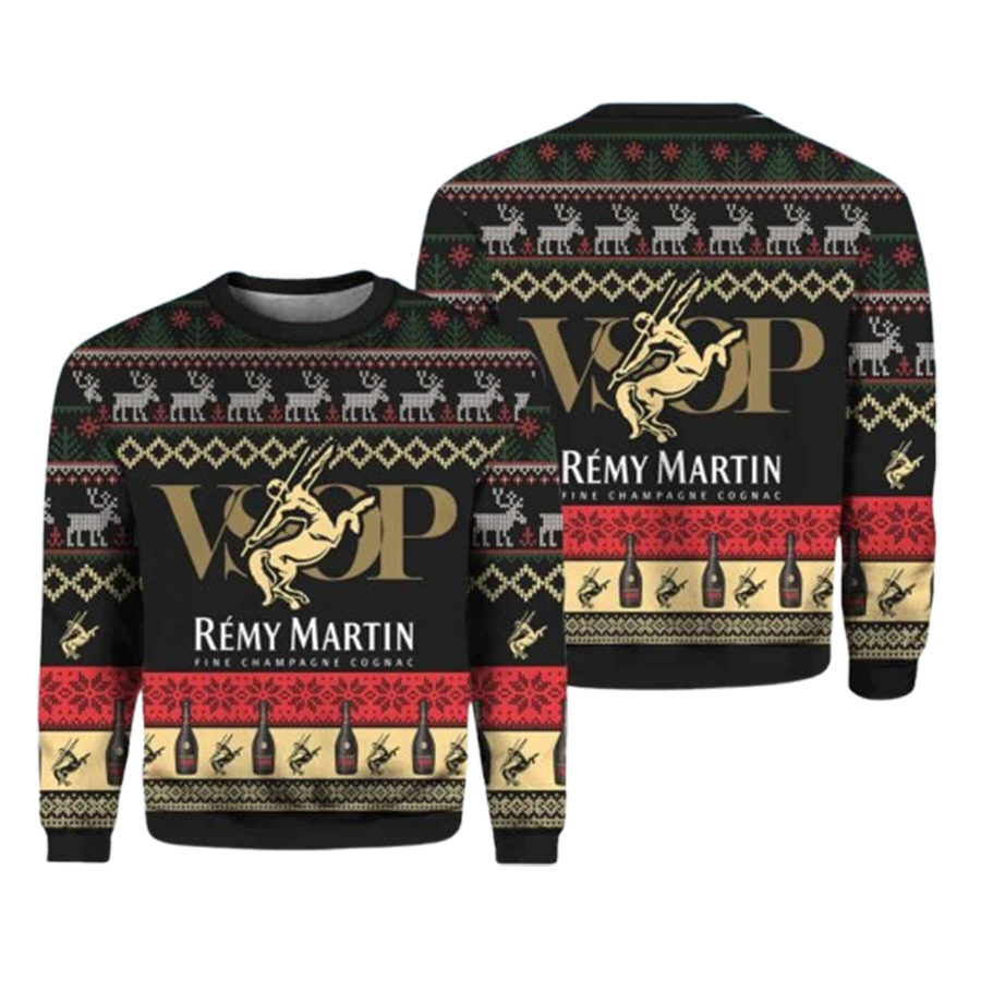 Remy Martin Vsop Fine Champagne Cognac Ugly Christmas Sweater