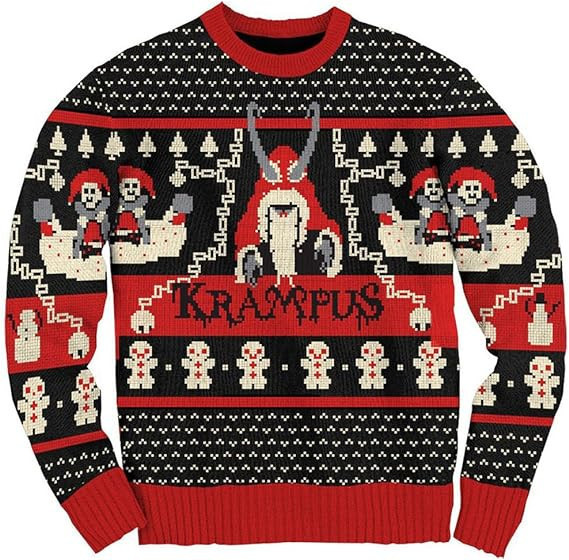 Ripple Junction Krampus Knit Ugly Christmas Sweater