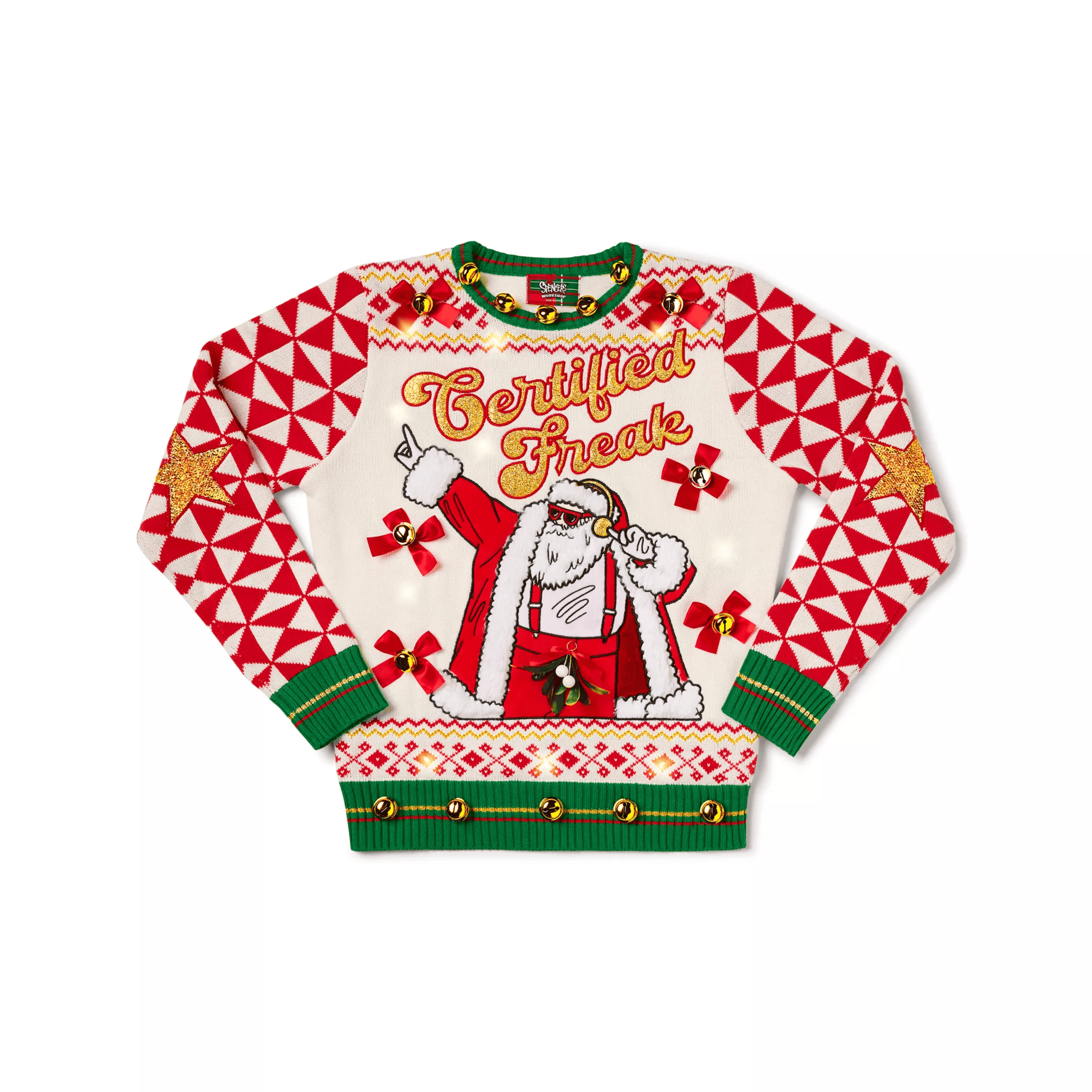 Santa Certified Freak Ugly Christmas Sweater
