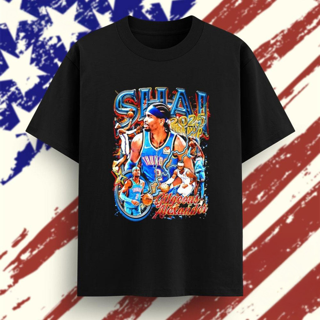 Shai Alexander 2025 NBA MVP OKC Thunder Graphic T-Shirt