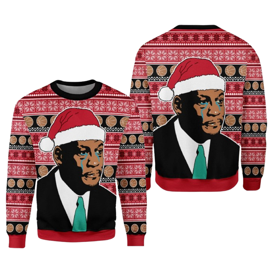 The Crying Mj Ugly Christmas Sweater