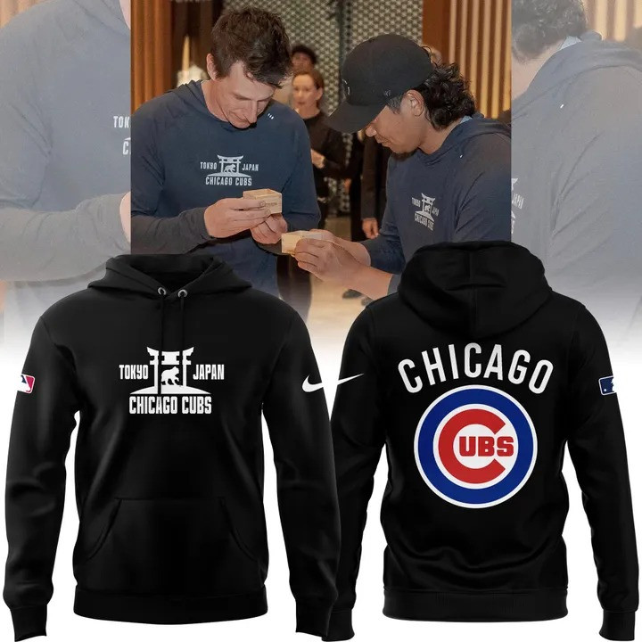 Tokyo Japan Chicago Cubs Hoodie MLB Baseball Unique Chicago Cubs Gifts