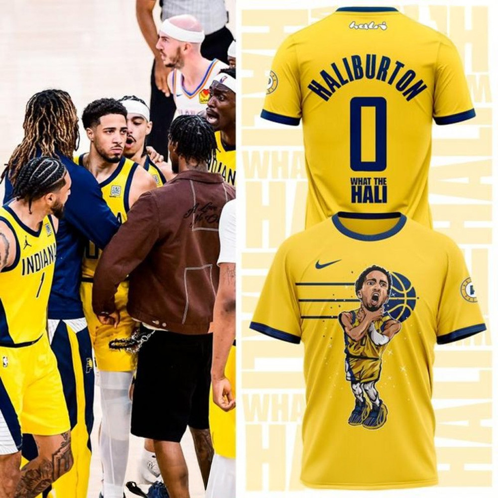 Tyrese Haliburton What the Hali NBA Finals 2025 T-Shirt Basketball Fan Gift Ideas