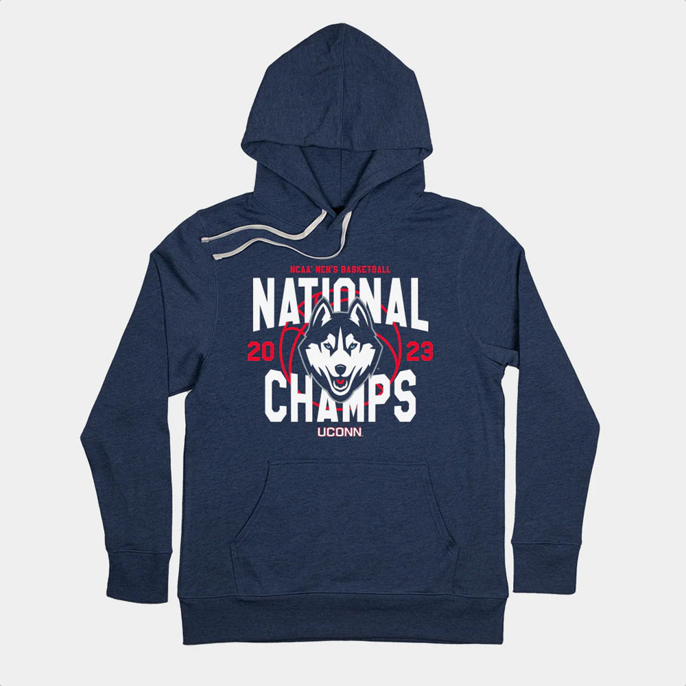 UConn Mens Basketball 2023 NCAA Champs Hoodie Best Gifts For Basketball Lovers