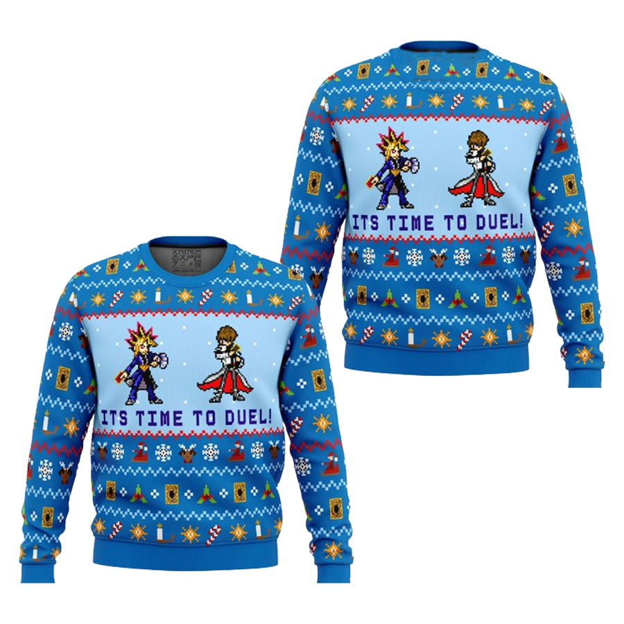 Yugioh Its Time To Duel Ugly Christmas Sweater