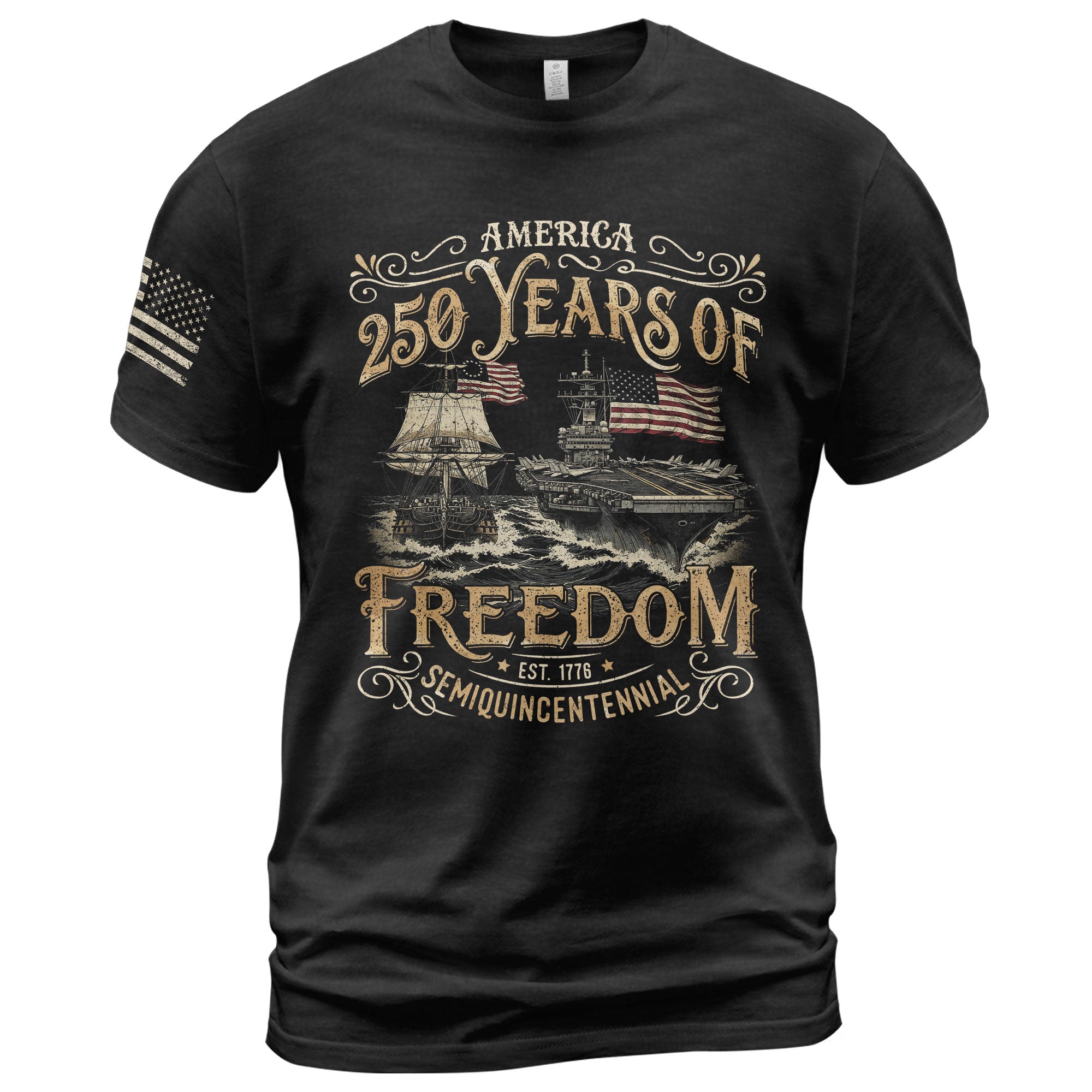 1776-2026 American Freedom Celebration 250th Anniversary T-Shirt