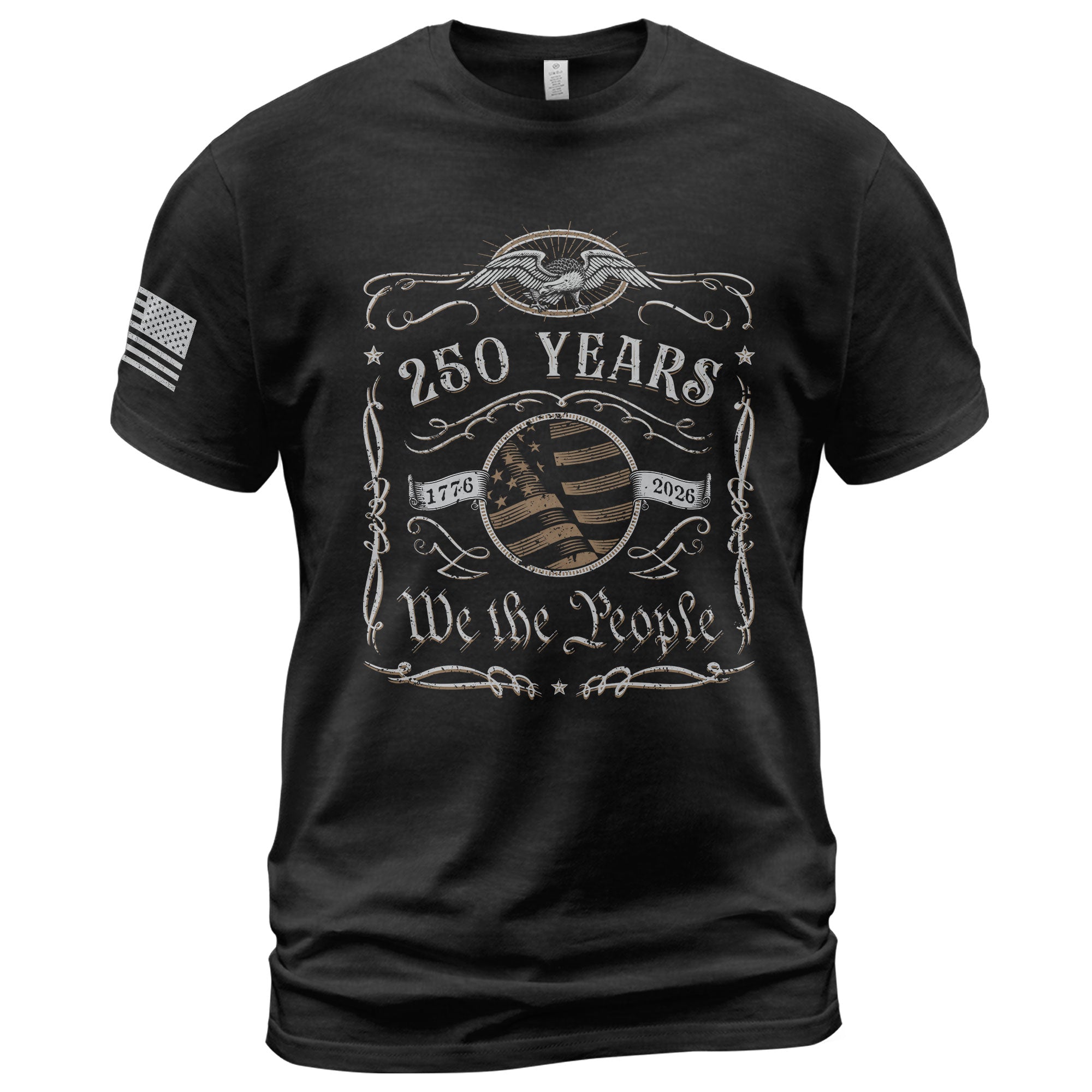 250 Years American Heritage Vintage USA Independence T-Shirt 1776-2026