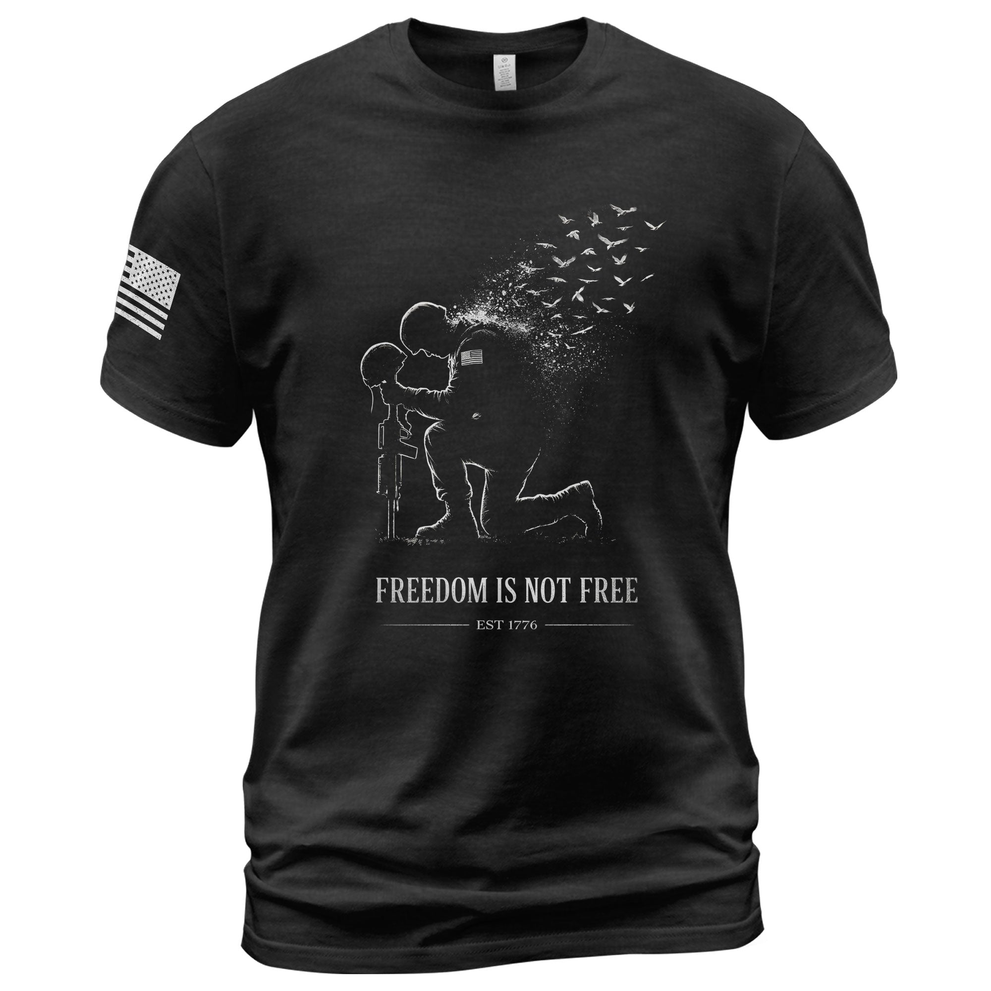 America 250th Anniversary T-Shirt 1776-2026 Freedom Is Not Free Honor Our Heroes