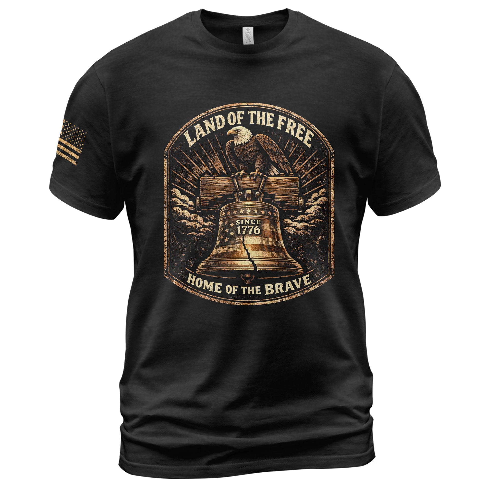 America 250th Anniversary T-Shirt 1776-2026 Liberty Bell Eagle Tee