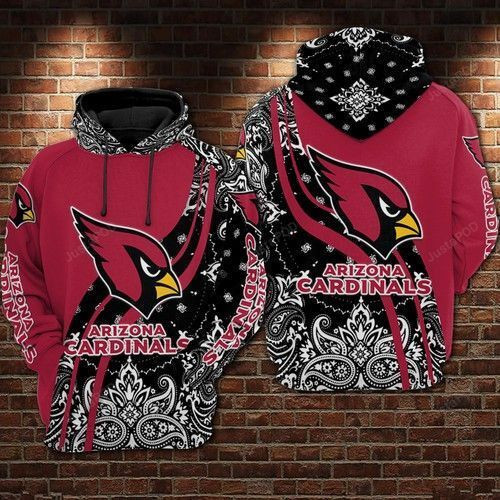 Arizona Cardinals Hoodie Zip Hoodie Version 3003