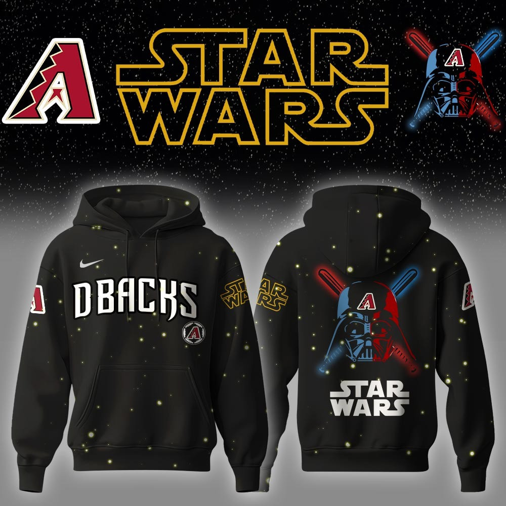 Arizona Diamondbacks MLB x Star Wars Hoodie Best Gifts For Baseball Lovers Fans For Him