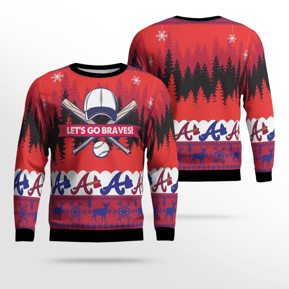 Atlanta Lets go Ugly Sweater