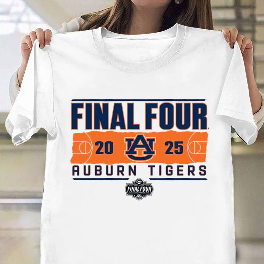Auburn Tigers 2025 NCAA Mens Basketball Tournament March Madness Final Four T-Shirt