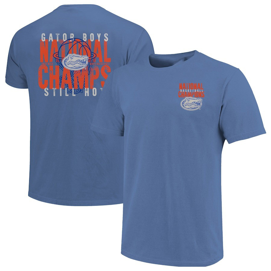 Blue Florida Gators 2025 NCAA Mens Basketball National Champions T-Shirt Husband Gifts