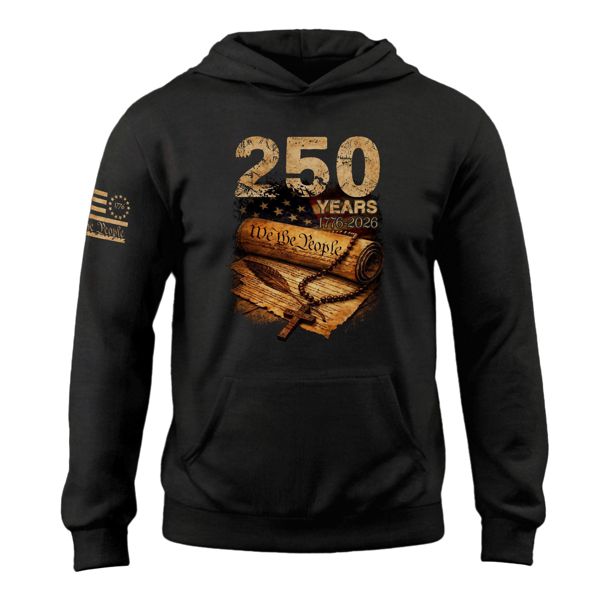 Christian Pride USA Hoodie - 250 Years Independence Heritage
