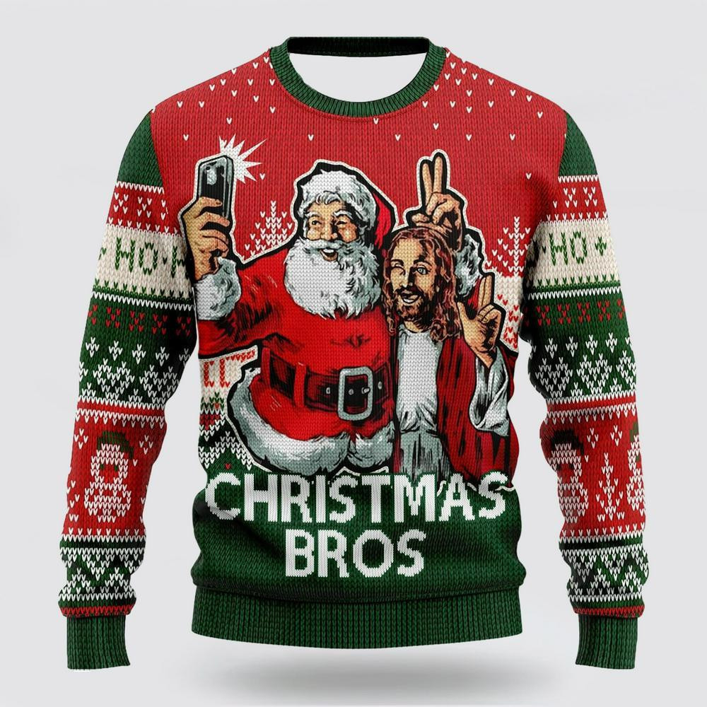 Christmas Bros Ugly Christmas Sweater