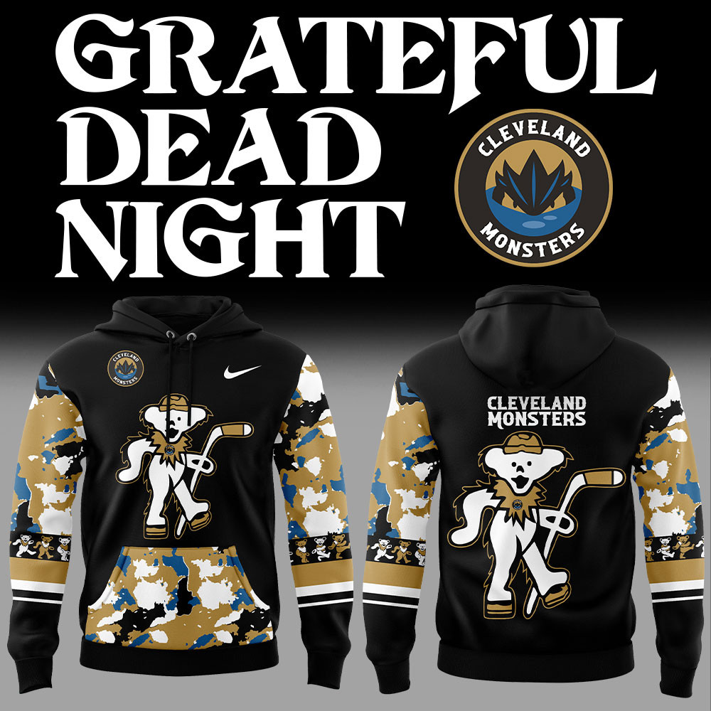 Cleveland Monsters Grateful Dead Night Hoodie Gifts For Nhl Fans