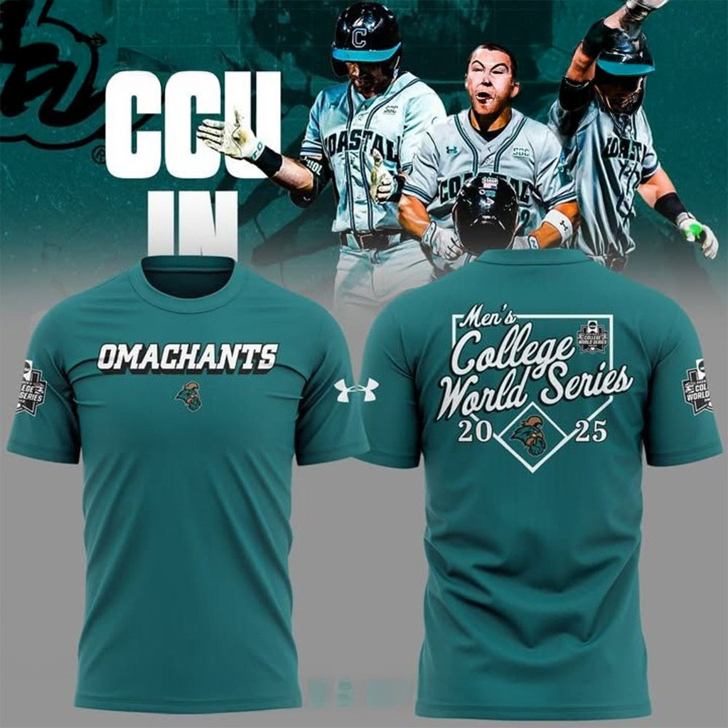 Coastal Carolina Chanticleers Baseball College World Series 2025 Omachants Shirt Fans Gifts