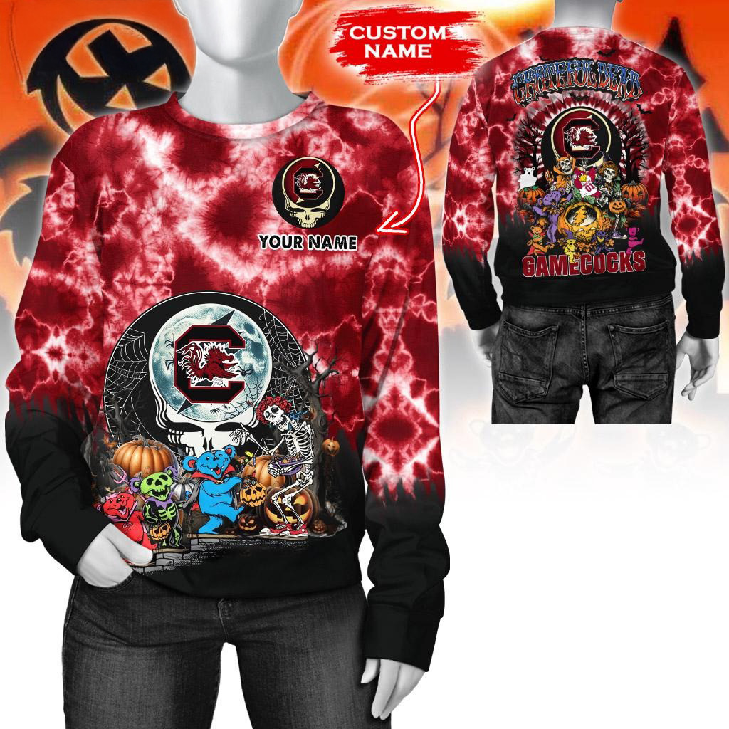 Custom NCAA South Carolina Gamecocks Special Football Halloween Sweatshirt Gifts For Fans